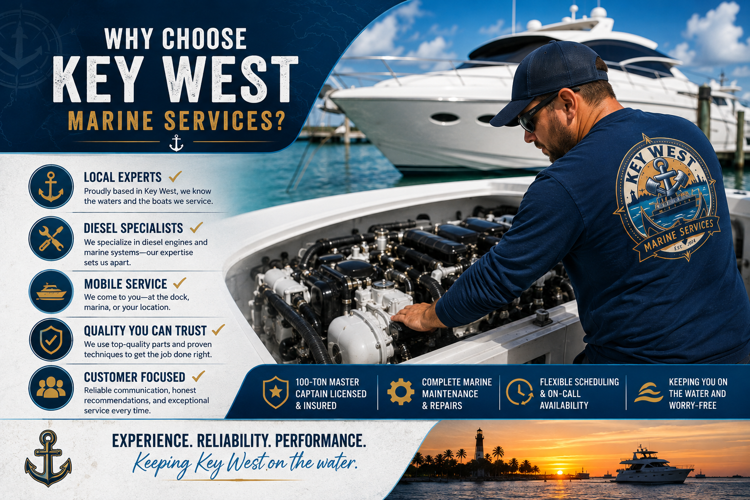 Why Choose Key West Marine Services? Why Choose Key West Marine Services?